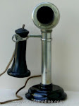 Candlestick Phones - American Electric Nickel 2 Candlestick Telephone
