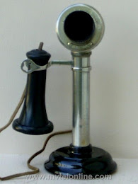 Candlestick Phones - American Electric Nickel 2 Candlestick Telephone 1