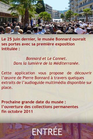 Musée Bonnard : Inauguration