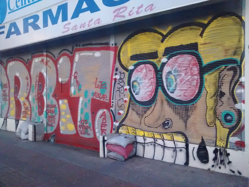 Graffiti Ojos Rojos