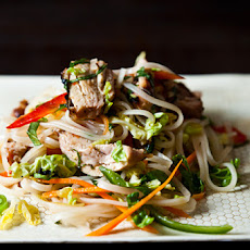 Spicy Grilled Chicken Salad with Noodles