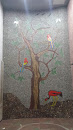 Birds on Tree Mural