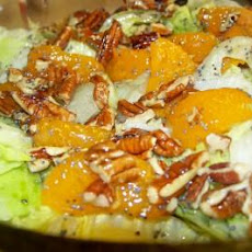 Mandarin Orange Salad With Warm  Poppy Seed Dressing