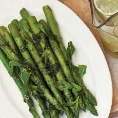 Asparagus with Mint Butter