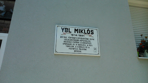 Ybl Miklós emléktábla