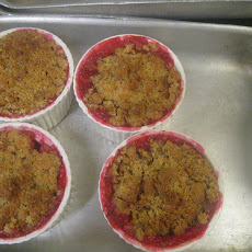 Rhubarb Crumble