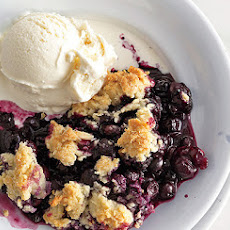 Blueberry-Drop Biscuit Cobbler