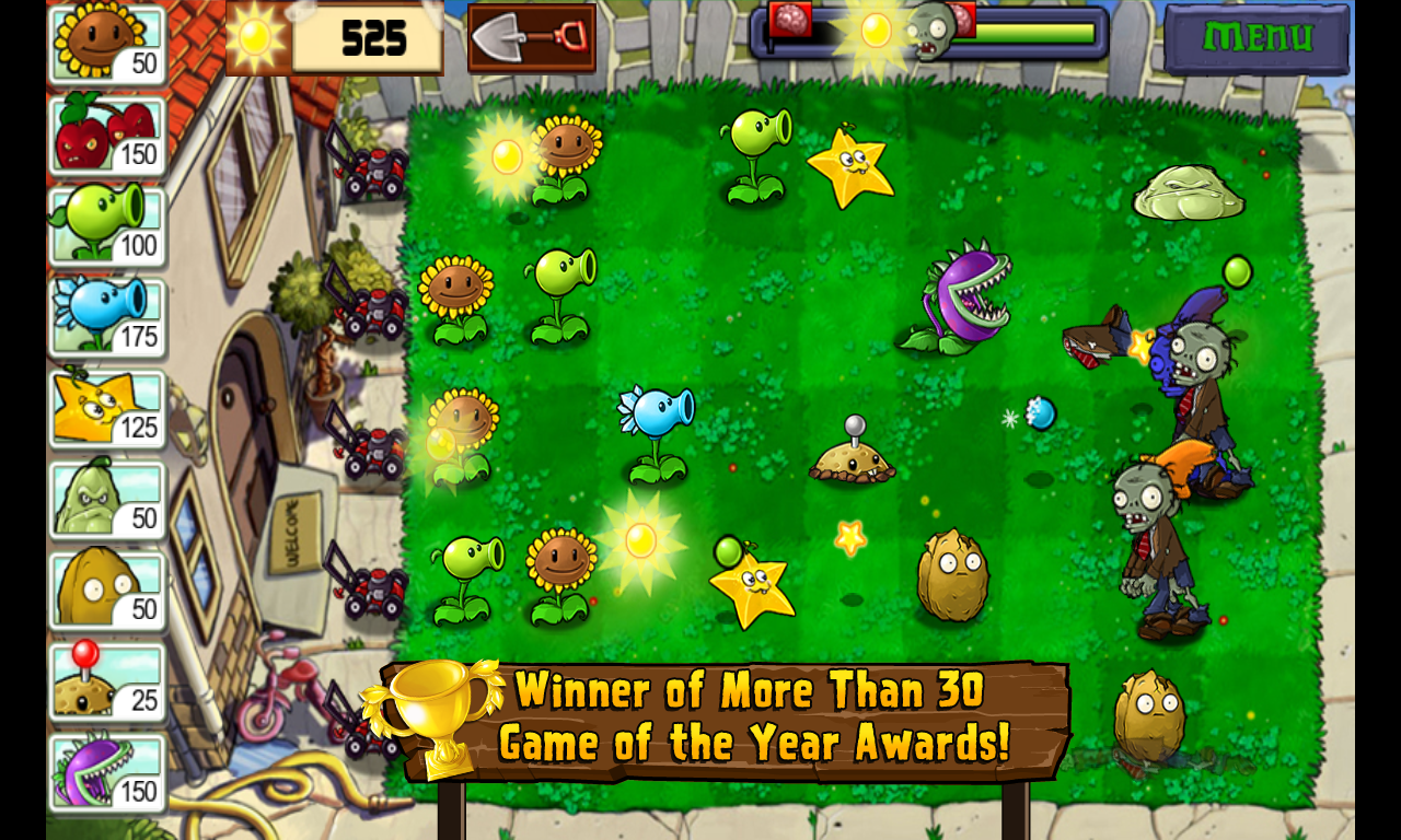 Android application Plants vs. Zombies™ screenshort