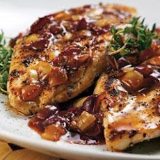 Grilled Chicken With Sweet Chili Grape Sauce