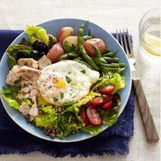 Tuna Niçoise Salad with Roasted Green Beans and Potatoes