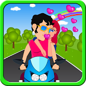 Kissing Game-Bike Romance Fun