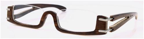 gafas de lectura de madera