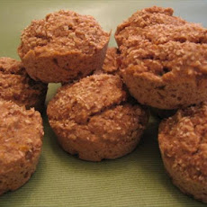Fat-Free Peach Bran Muffins