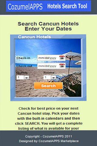 Cancun Hotels Search Tool