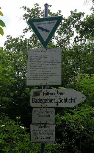 Landschaftsschutzgebiet Schlicht - Waldsee