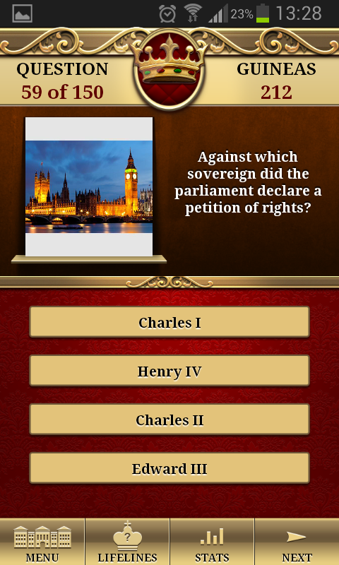 Android application Genius Quiz Modern History screenshort