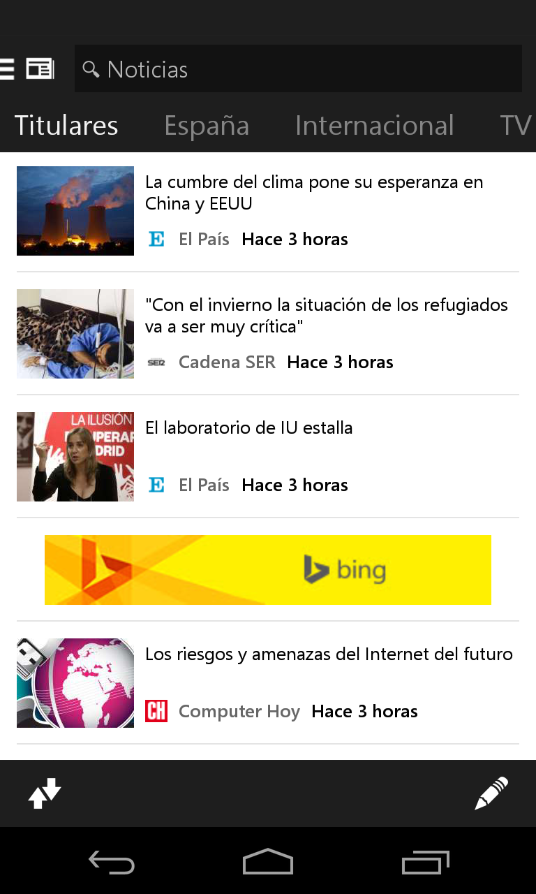 Android application Microsoft Start: News & more screenshort