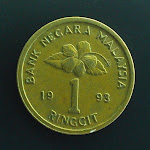 Malaysia 2nd series 1 Ringgit type 2 obverse