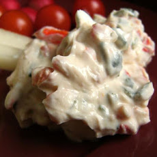 Cream Cheese, Capsicum and Parsley Dip