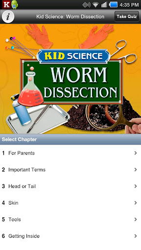 Kid Science: Worm Dissection