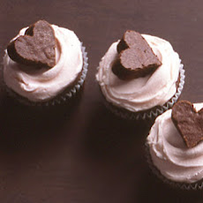 Brownie Heart Cupcakes