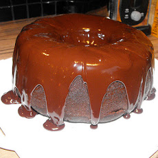 Chocolate Bundt Cake With Frosting Inside!