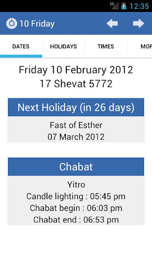 Jewish Calendar