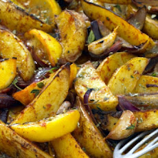 Cajun Spicy Potato Wedges