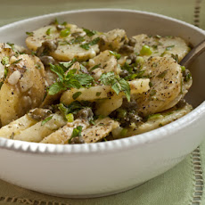Serious Salads: Patricia Wells's Warm Potato Salad with Capers, Scallions & Mint