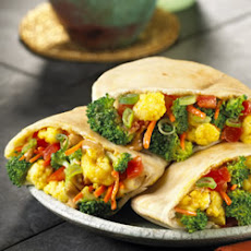 Peanut Vegetable Curry Wraps