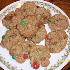 Leftover Halloween Candy Cookies