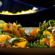 Chicken Cutlets with Orange and Arugula
