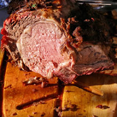Smoked Standing Rib Roast