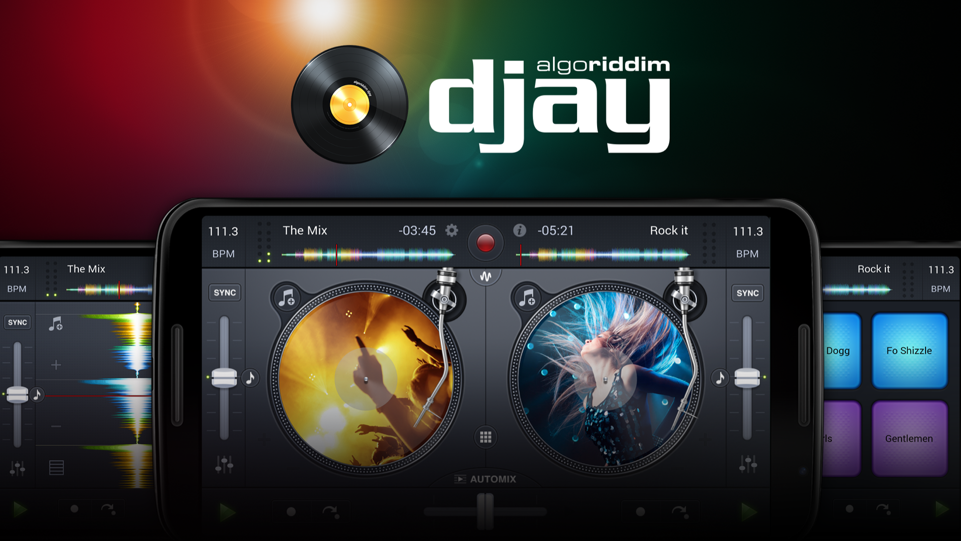 Android application djay 2 screenshort