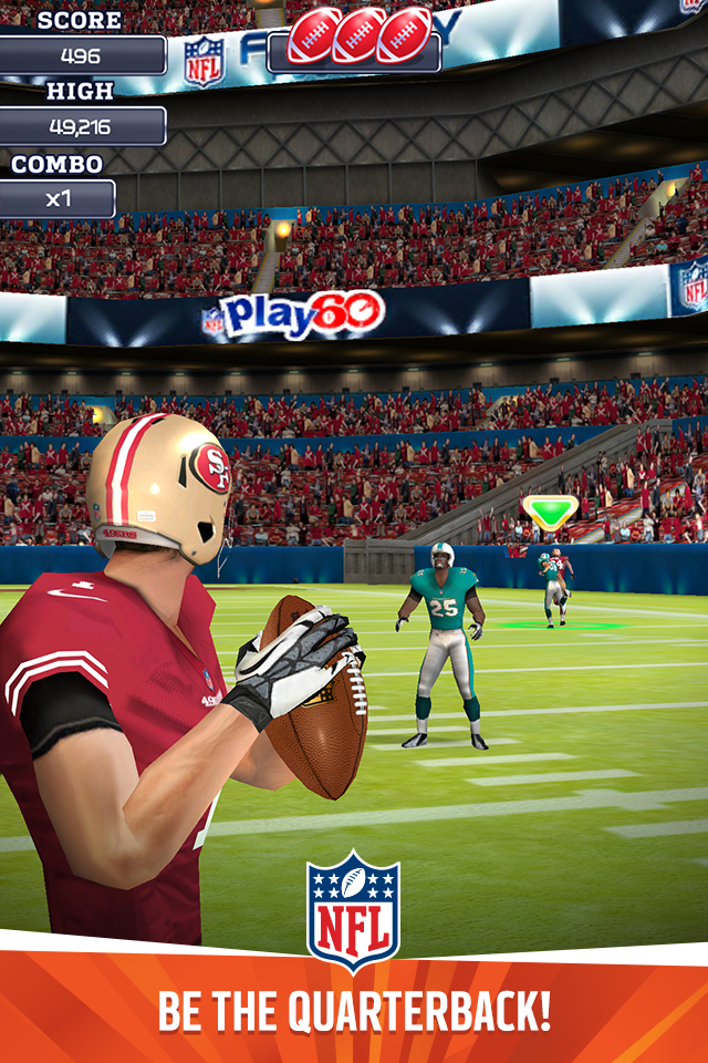 Android application NFL Quarterback 15 screenshort