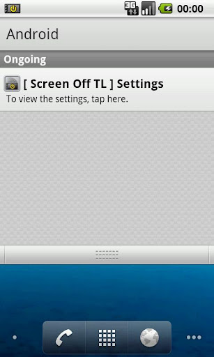 傾けてスクリーンオフ 「Screen Off TL」