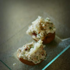 Sky Blue Potatoes (Aka Blue Cheese Twice-Baked Potato Appetizers