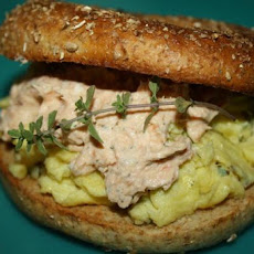 Scrambled Eggs With Herbs and Smoked Salmon