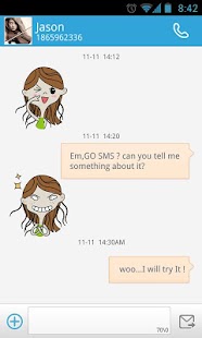 How to download GO SMS Pro MissMay Sticker 1.1 apk for android