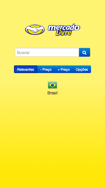Android application Mercado Libre - Search screenshort
