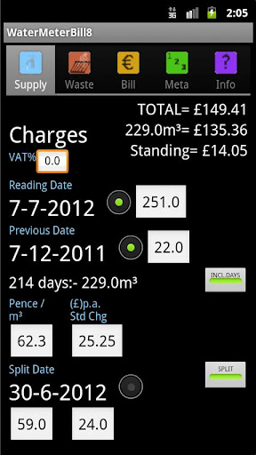 Water Meter Bill Checker