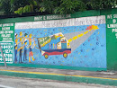 Cleaning Children Mural