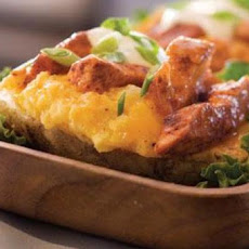 Buffalo Chicken Twice-Baked Potatoes