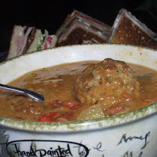Pasta and Meatball Soup