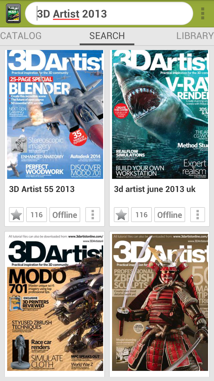 Android application All Magazines screenshort
