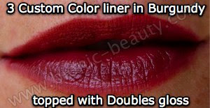 Three Custom lip colors and gloss