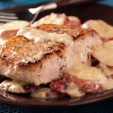 Pork Chops with Potatoes and Mushrooms