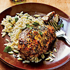 Herb-Crusted Chicken and Parsley Orzo