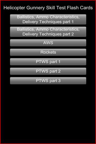 Helicopter Gunnery Skill Test