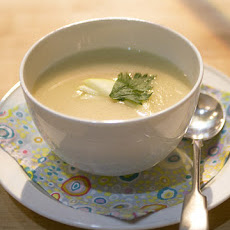 Celery Root and Ginger Gold Apple Soup